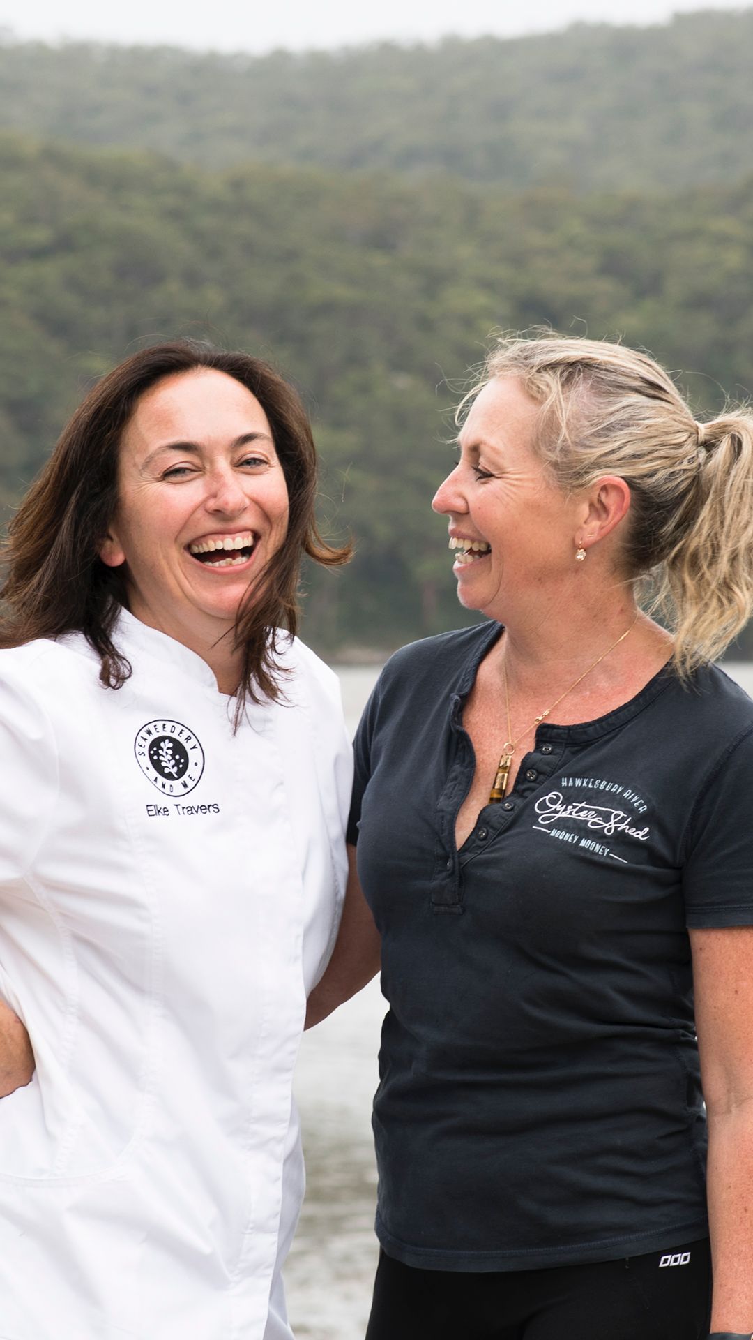 Deb at Hawkesbury River Oyster Shed